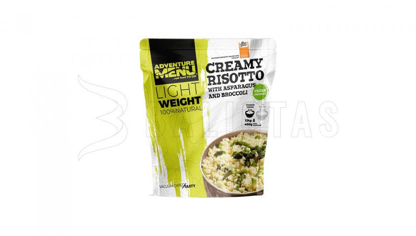 Cremiges Risotto mit Spargel und Brokkoli Adventure Menu Lightweight