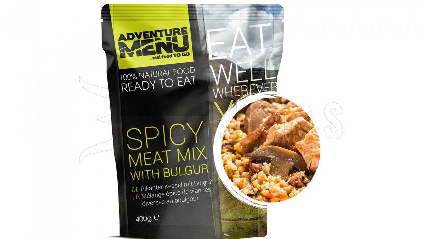 Pikanter Topf mit Bulgur Adventure Menu