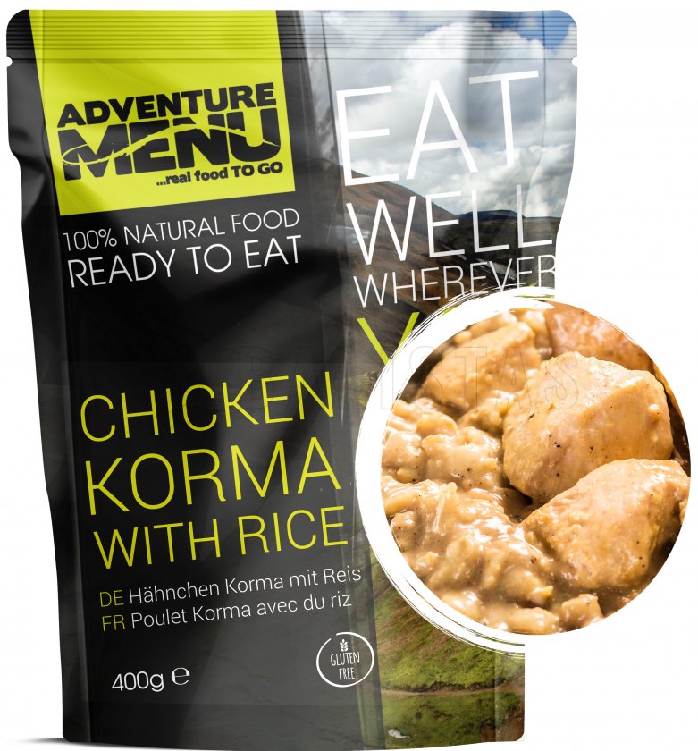 Menu IV – Hirschragout + Chicken Korma Adventure Menu