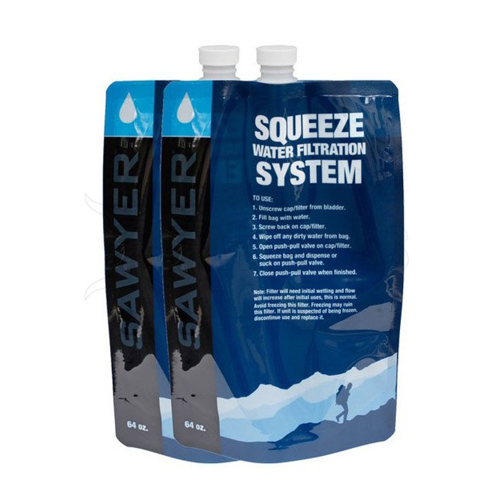 Sawyer 2l faltbare Flasche - 2er Set