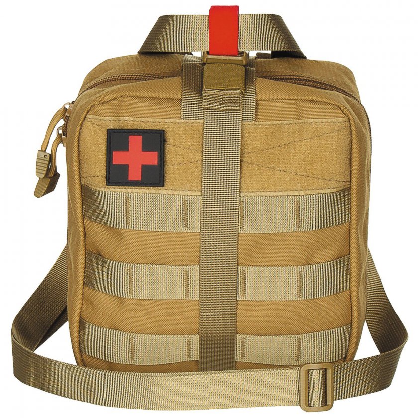 Große Molle Erste-Hilfe-Tasche sandfarben