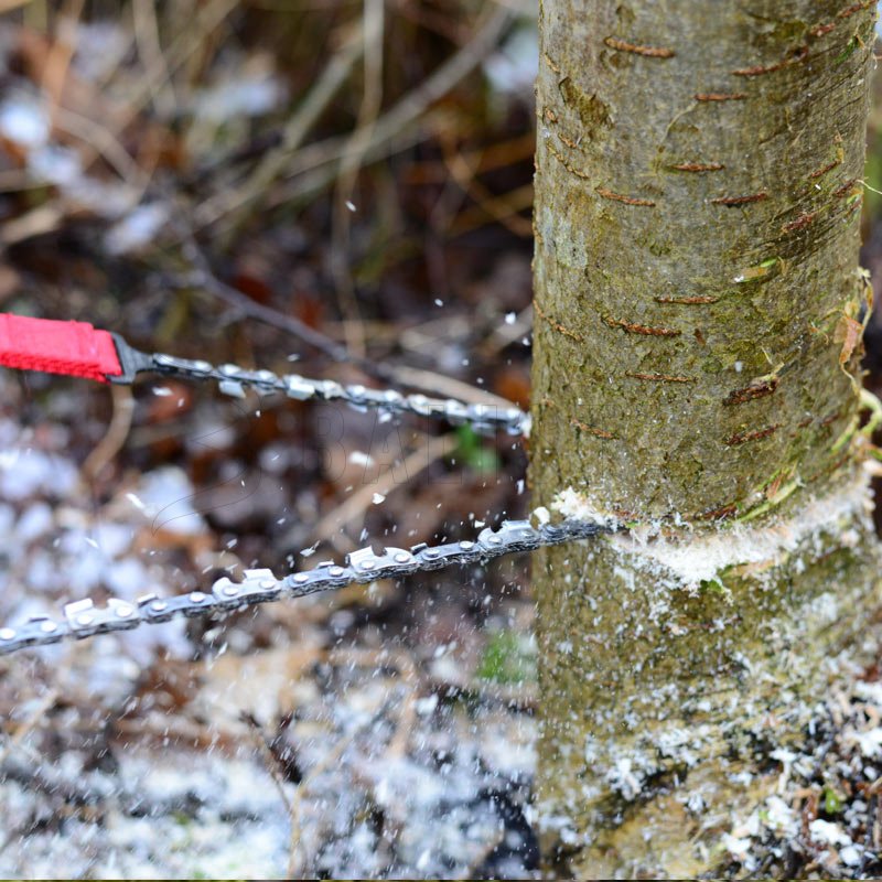 Kompakte Kettensäge Nordic Pocket Saw X-Long für 2 Personen grün