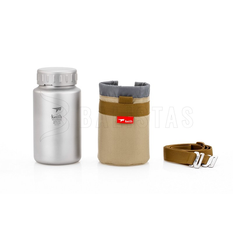 Titanflasche Keith Sport Bottle 900ml