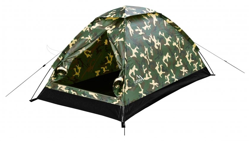 Zelt Cattara Army für 2 Personen camo