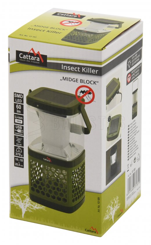 USB-Lampe und Insektenfänger Cattara Midge Block