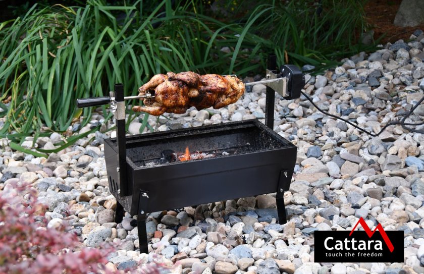 Grill Cattara Barbeque mit Drehspieß