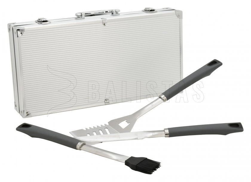 Grillbesteck Cattara Grey Line Set 11-tlg.
