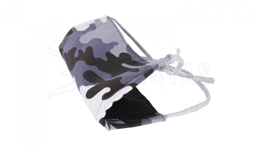Mund-Nasen-Maske Baumwolle Winter Camo Quadrat