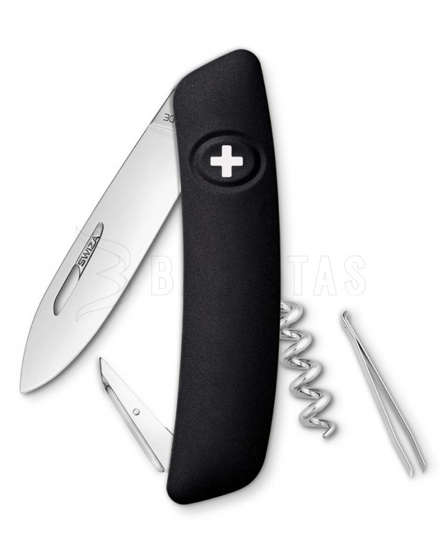 Schweizer Taschenmesser Swiza D01 schwarz