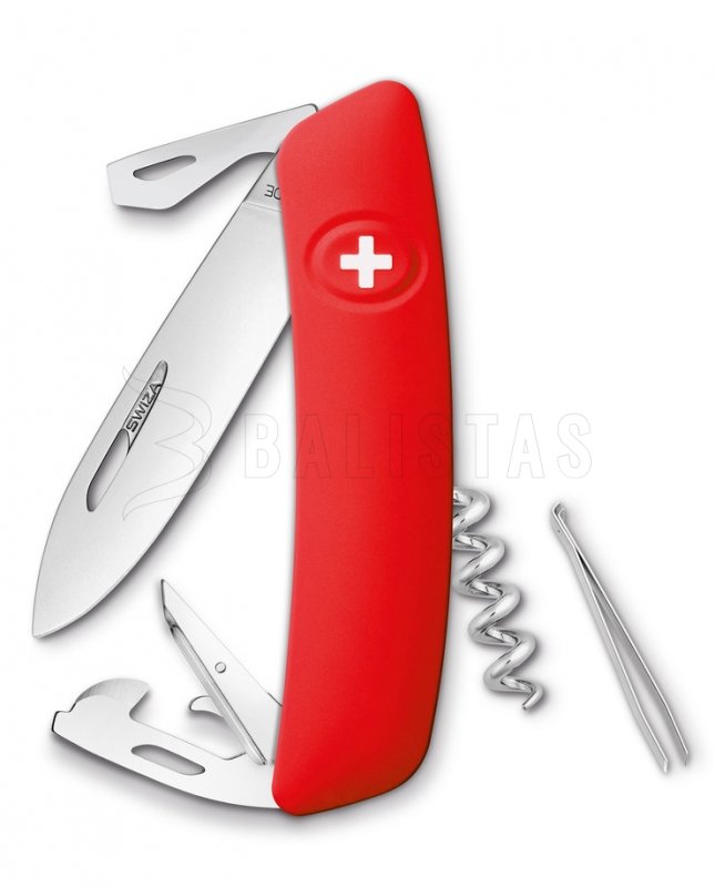 Schweizer Taschenmesser Swiza D03 rot