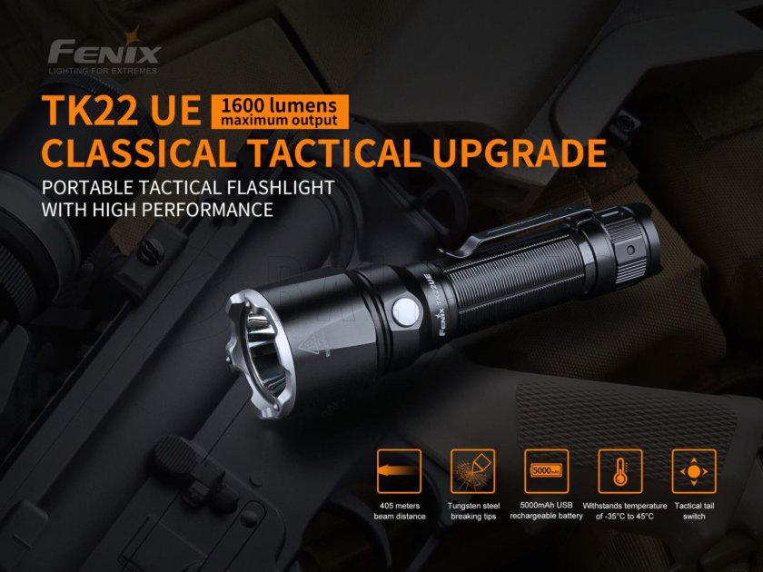Taktische Taschenlampe Fenix TK22 Ultimate Edition