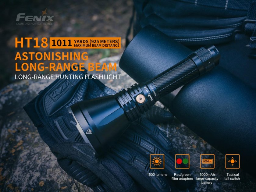 Jagdlampe Fenix HT18