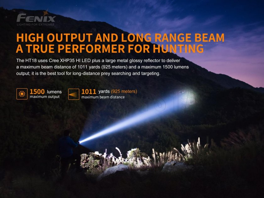 Jagdlampe Fenix HT18