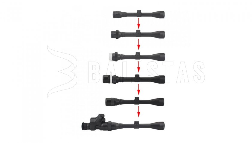 Schnellspann-Objektivadapter für PARD NV007V und NV007A (36mm - 47mm) 5