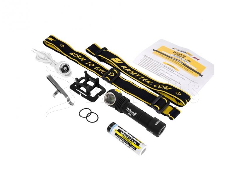 Multifunktionale Taschenlampe Armytek Wizard WR Magnet USB
