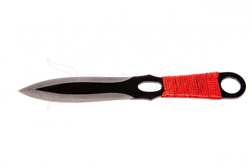 Satz Wurfmesser Kandar rotes Paracord (82)