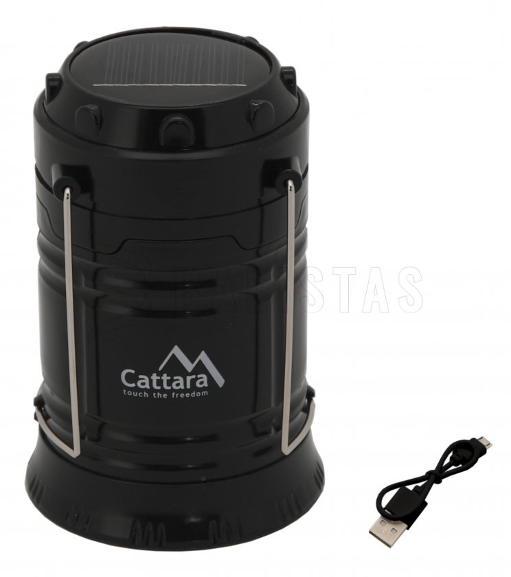 Wiederaufladbare Campinglampe Cattara LED 20/60lm ausziehbar
