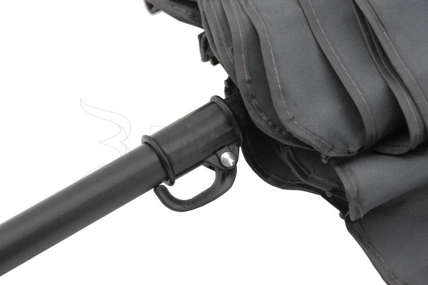 Sonnenschirm klappbar TERST 180cm grau