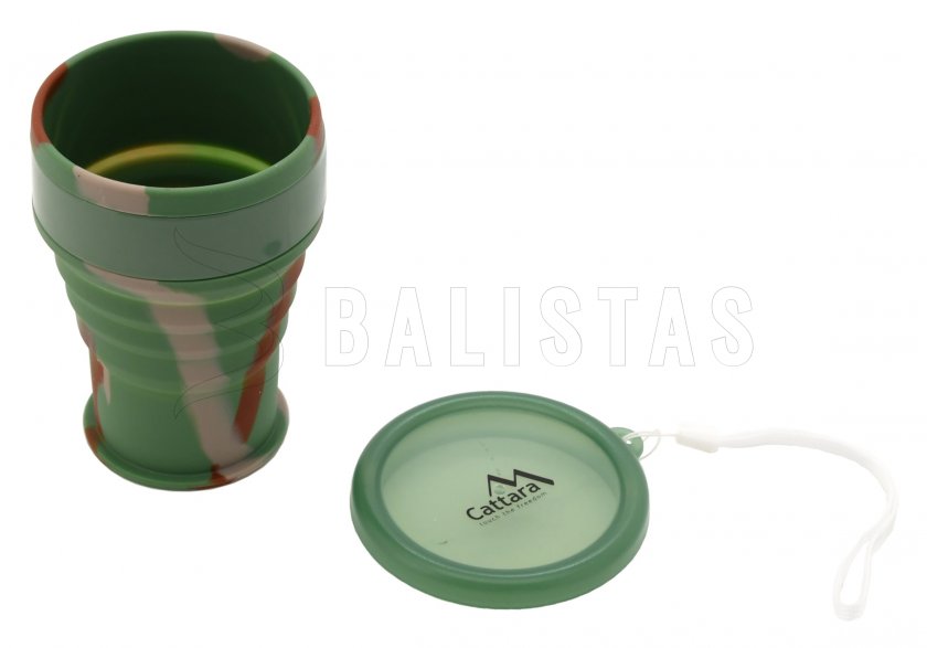 Silikonbecher klappbar ARMY 350ml