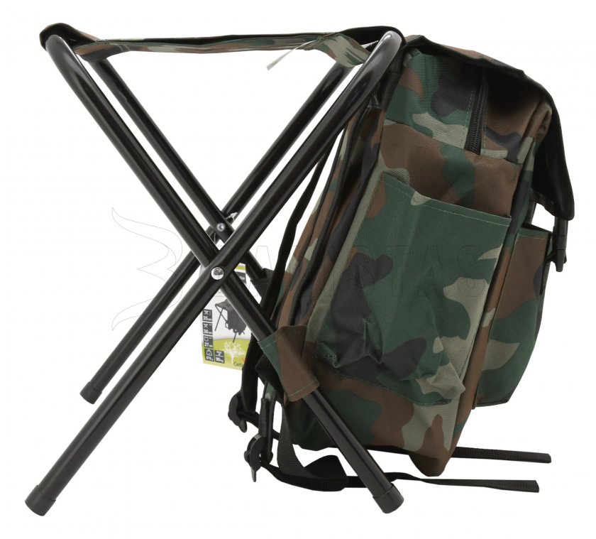 Klappstuhl mit Rucksack OLBIA ARMY