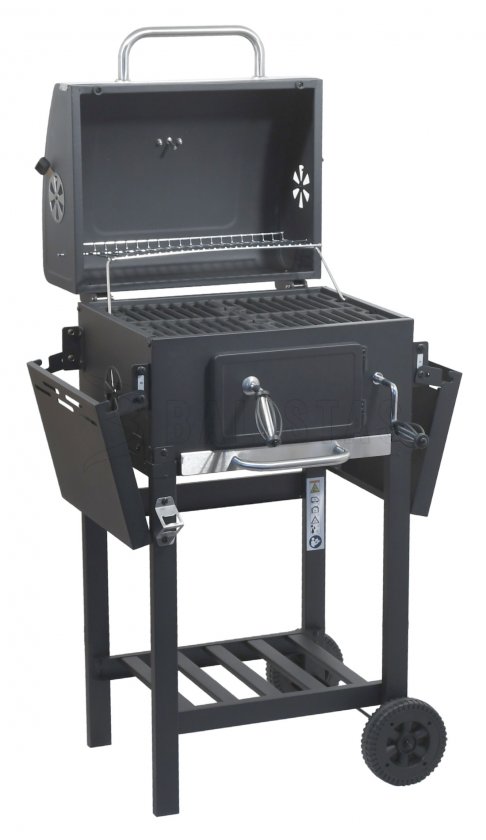 Holzkohlegrill ROYAL PARTNER, Gussrost
