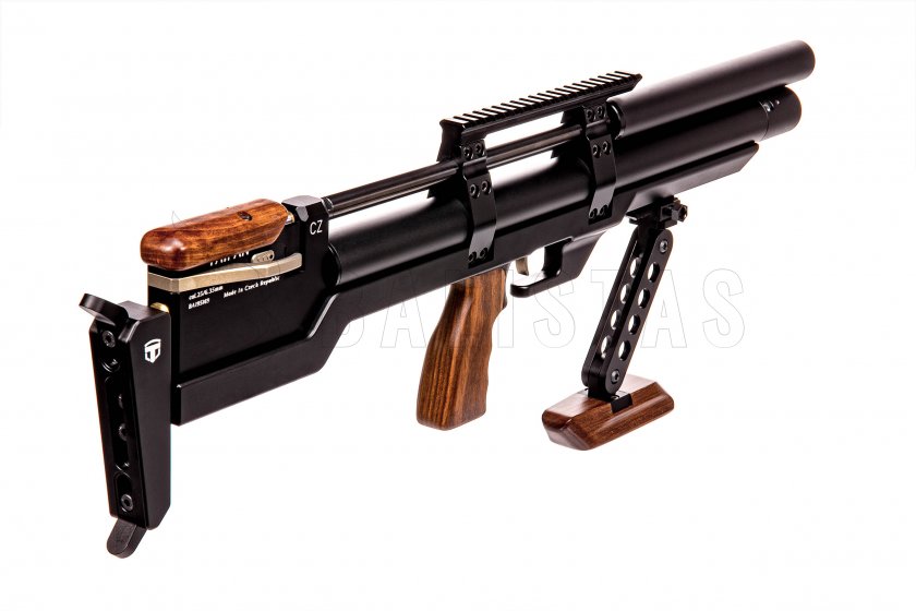 Taktischer Schaft Taipan Veteran mit Backenauflage und kurzem sowie langem Foregrip