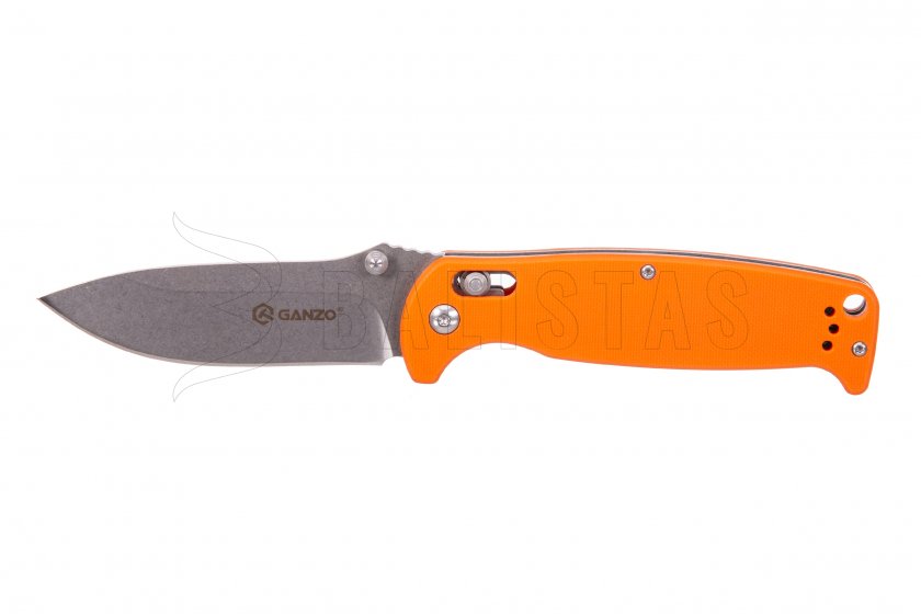 Klappmesser Ganzo G7412 orange mit Pfeife