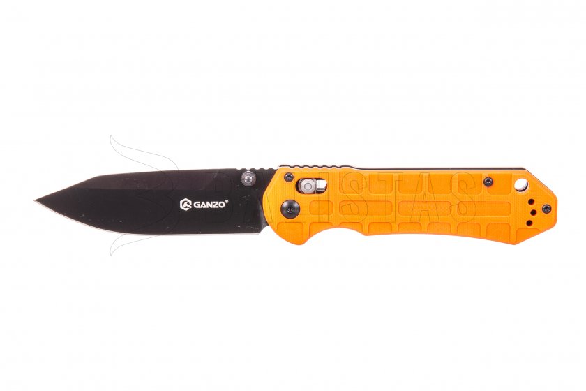 Klappmesser Ganzo G7453P orange mit Pfeife