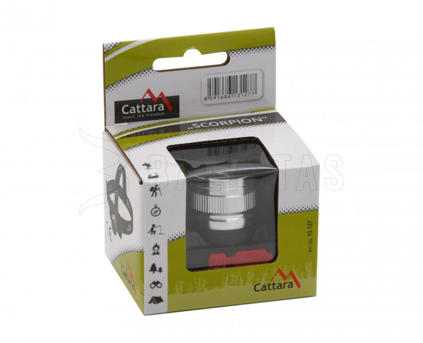 Stirnlampe Cattara SCORPION 90lm XPE ZOOM wiederaufladbar