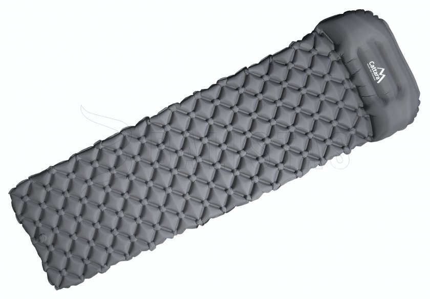 Aufblasbare Isomatte CRYSTAL 195x58x5cm grau