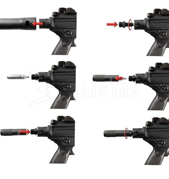 Adapter für CO2 12g Sig Sauer MPX/MCX