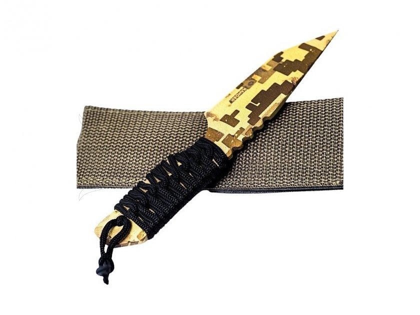 Survival Messer Kandar Digital Desert mit Feuerstahl N126 2