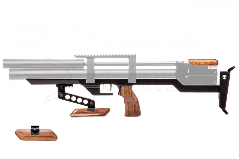 Taktischer Schaft Taipan Veteran mit Backenauflage und kurzem sowie langem Foregrip