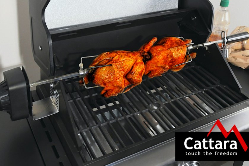 Grillspieß Cattara UNI 84/94cm 230V