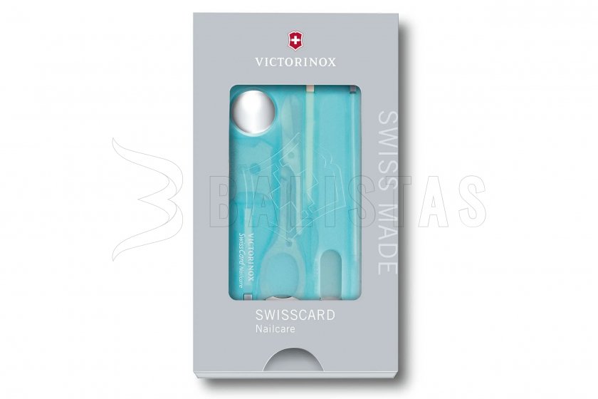 Victorinox Swiss Card Nailcare Karte Blau