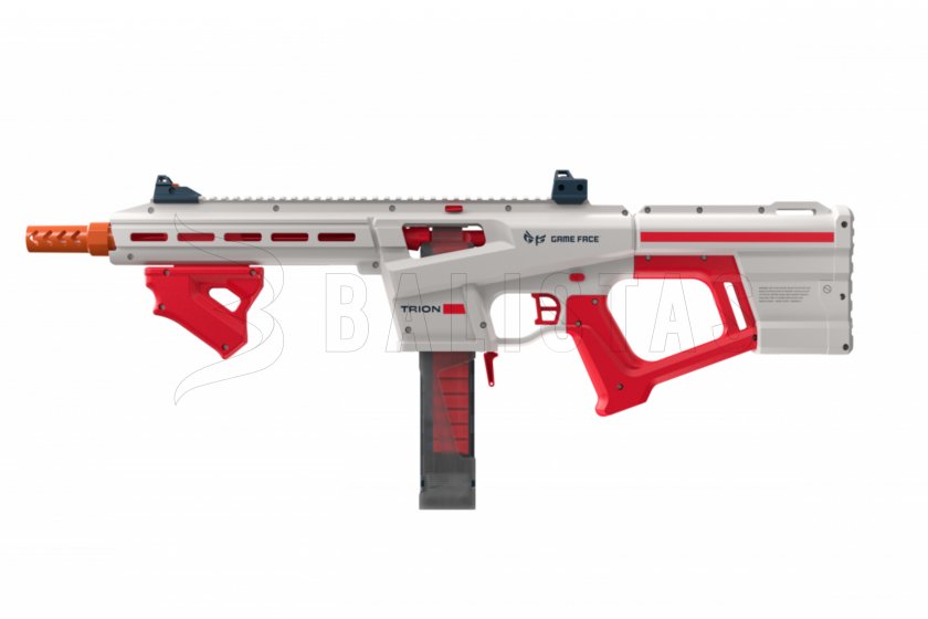 Blaster-Gewehr Game Face Trion für Schaumstoff-Munition rot