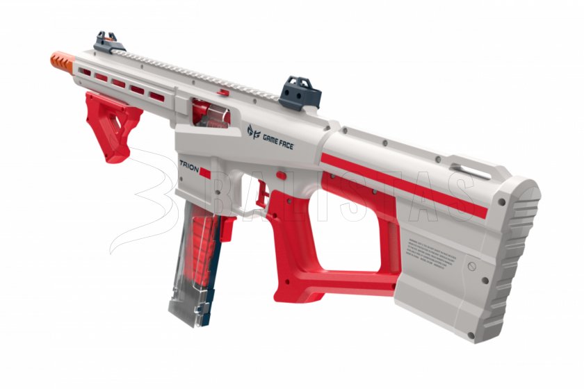 Blaster-Gewehr Game Face Trion für Schaumstoff-Munition rot