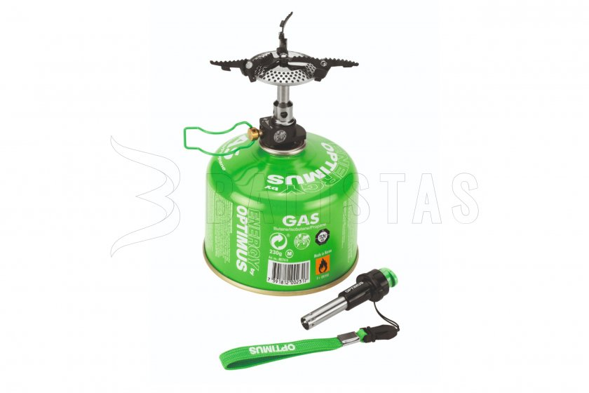 Outdoor-Kocher mit Feuerzeug Optimus Crux Lite & Sparky 3
