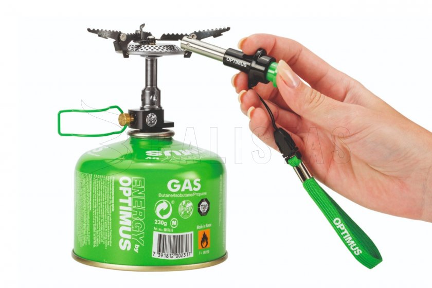 Outdoor-Kocher mit Feuerzeug Optimus Crux Lite & Sparky 4