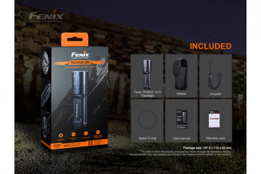 LED Taschenlampe Fenix TK35 UE V2.0