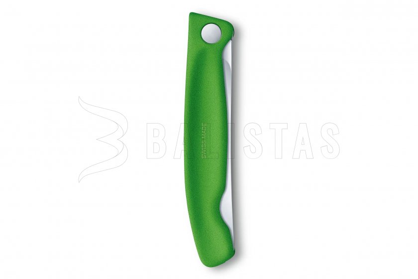 Gemüsemesser Klappmesser Victorinox Wellenschliff Grün