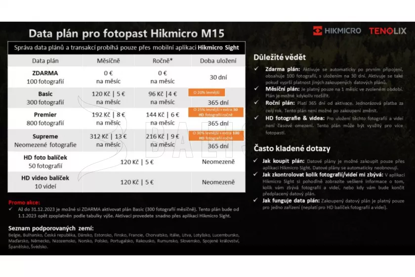 Wildkamera Hikmicro M15