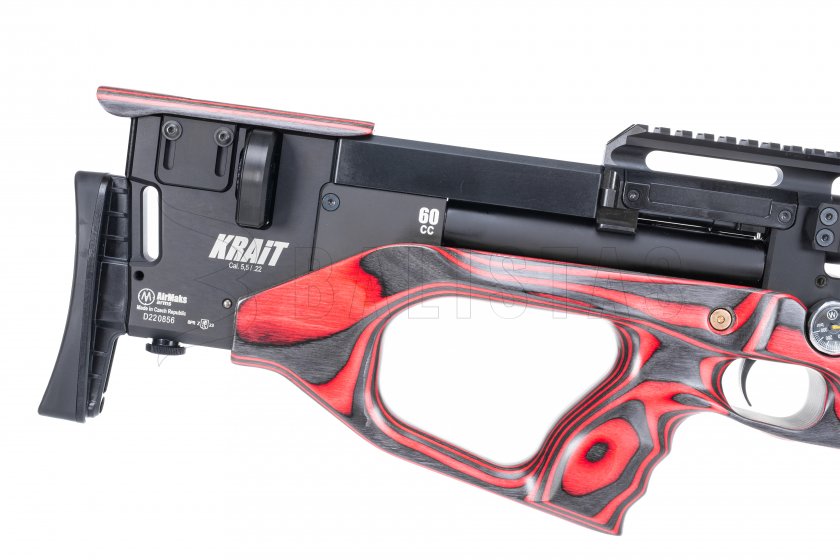 Luftgewehr AirMaks Krait WX 5,5mm Red Lamino