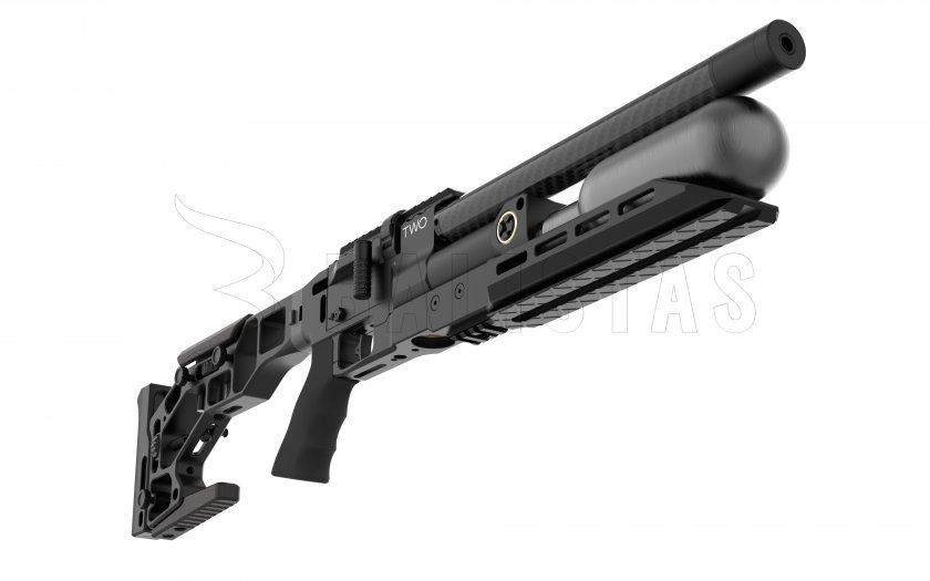 Luftgewehr EPIC TWO 6,35mm, CZ 300mm, CFB, Arca-Swiss S, klappbare Schaft