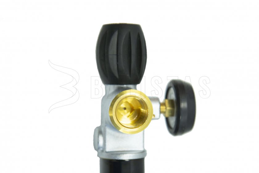 Taucherflasche 12L mit Manometer und Schlauch 3