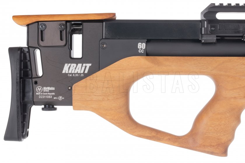 Luftgewehr AirMaks Krait WL Tube 6,35mm Walnut 6