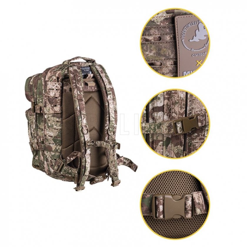 Rucksack Mil-Tec US Assault Laser Cut 36l Wasp Z2 2