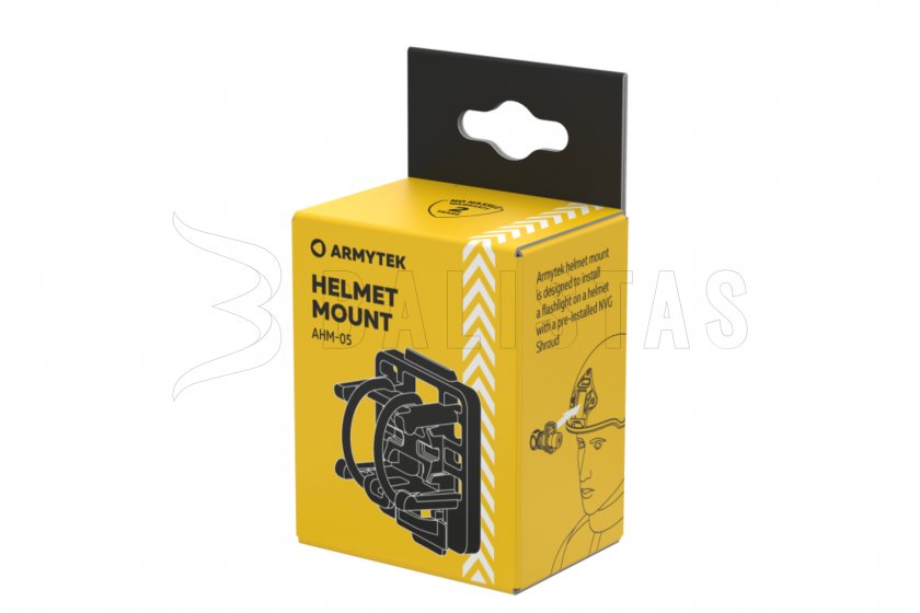Helmhalterung für Taschenlampen Armytek AHM-05 3