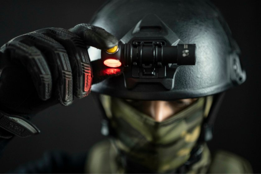 Helmhalterung für Taschenlampen Armytek AHM-05 5