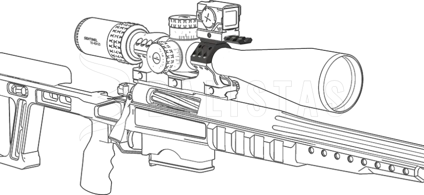 Montagesatz Vector Optics X-ACCU 30mm 6Holes 6
